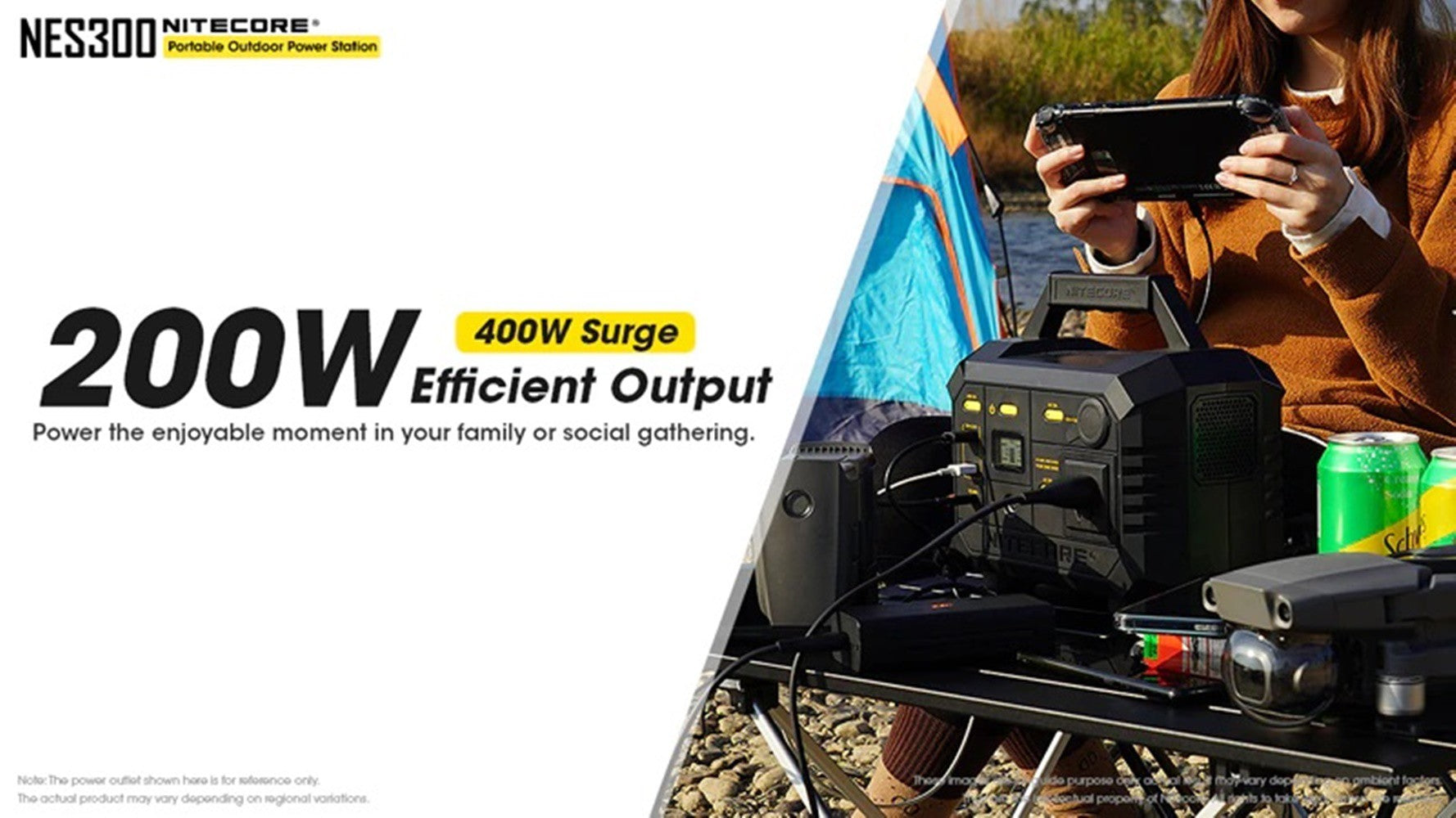 nitecore_nes300_portable_outdoor_powerbank_powerstation_311wh_86400mah_ac_dc_usb_output