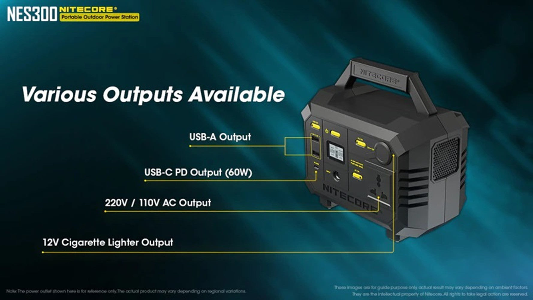 nitecore_nes300_portable_outdoor_powerbank_powerstation_311wh_86400mah_ac_dc_usb_output
