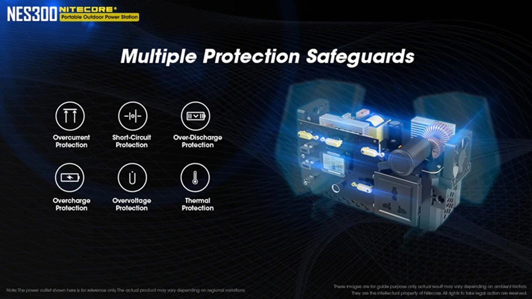 nitecore_nes300_portable_outdoor_powerbank_powerstation_311wh_86400mah_ac_dc_usb_output