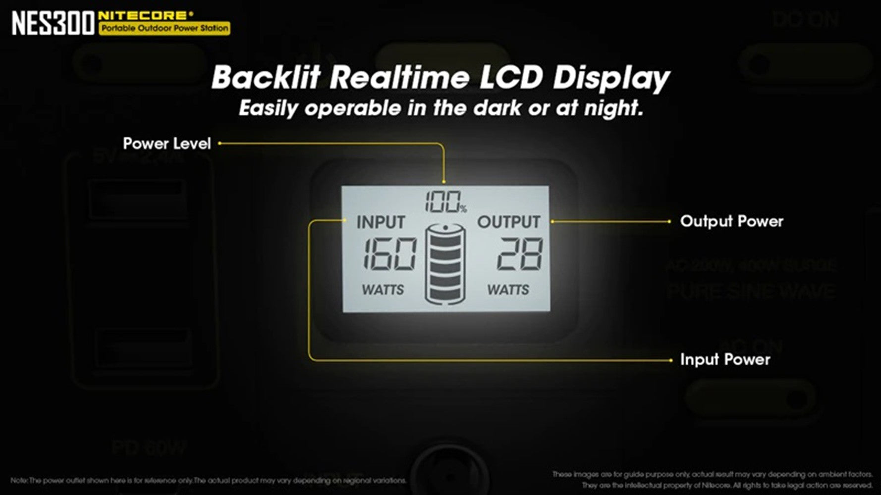 nitecore_nes300_portable_outdoor_powerbank_powerstation_311wh_86400mah_ac_dc_usb_output